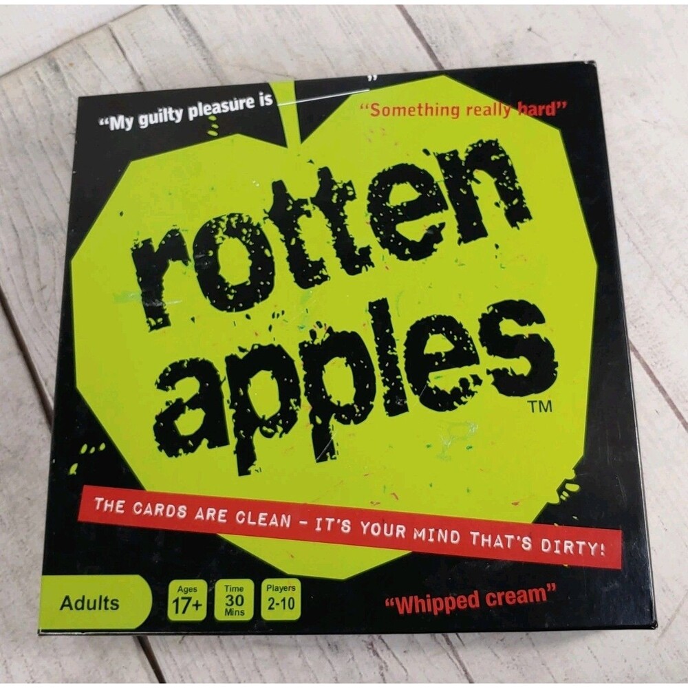 100% COMPLETE - Rotten Apples Adult Party Board Game 2014 - USED Free Shipping